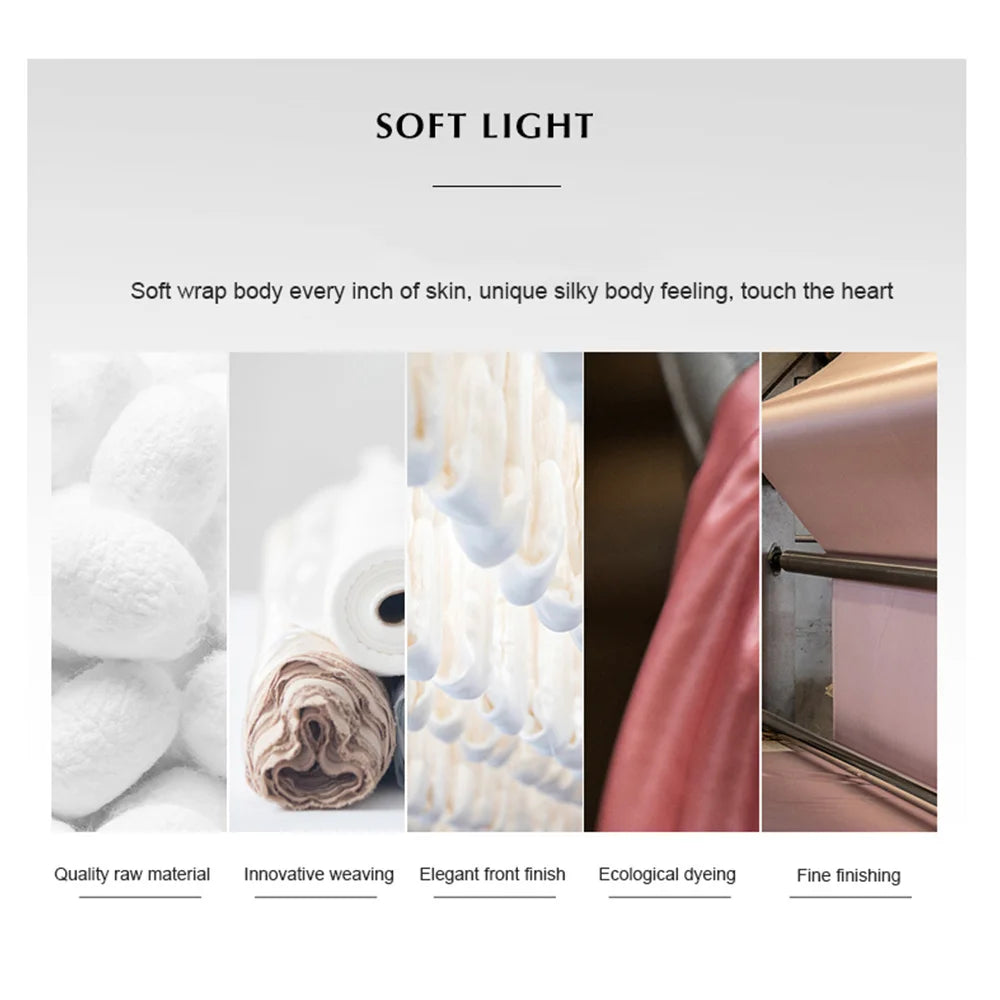 Liv-Esthete Noble 100% Silk Bedding Set Blue Gray Summer Duvet Cover Pillow Case Bed Sheet Quilt Cover Double King Queen Sets