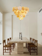 Murano Glass Dimmable LED Chandelier
