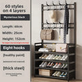 Door-Mounted Shoe & Hat Rack