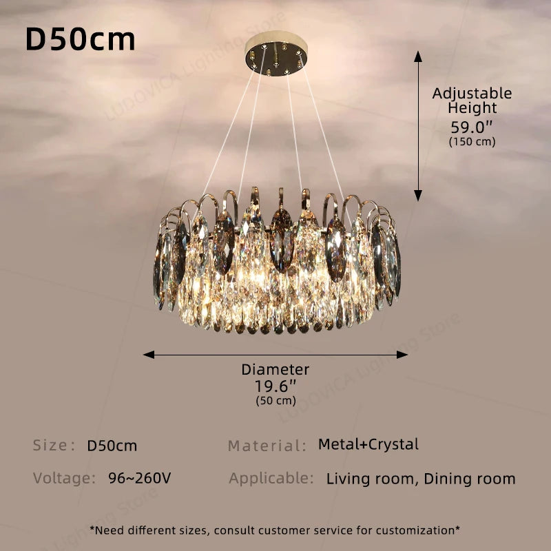 Modern Luxury Crystal Chandelier