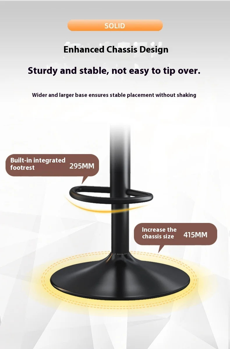 Adjustable Swivel Bar Stool