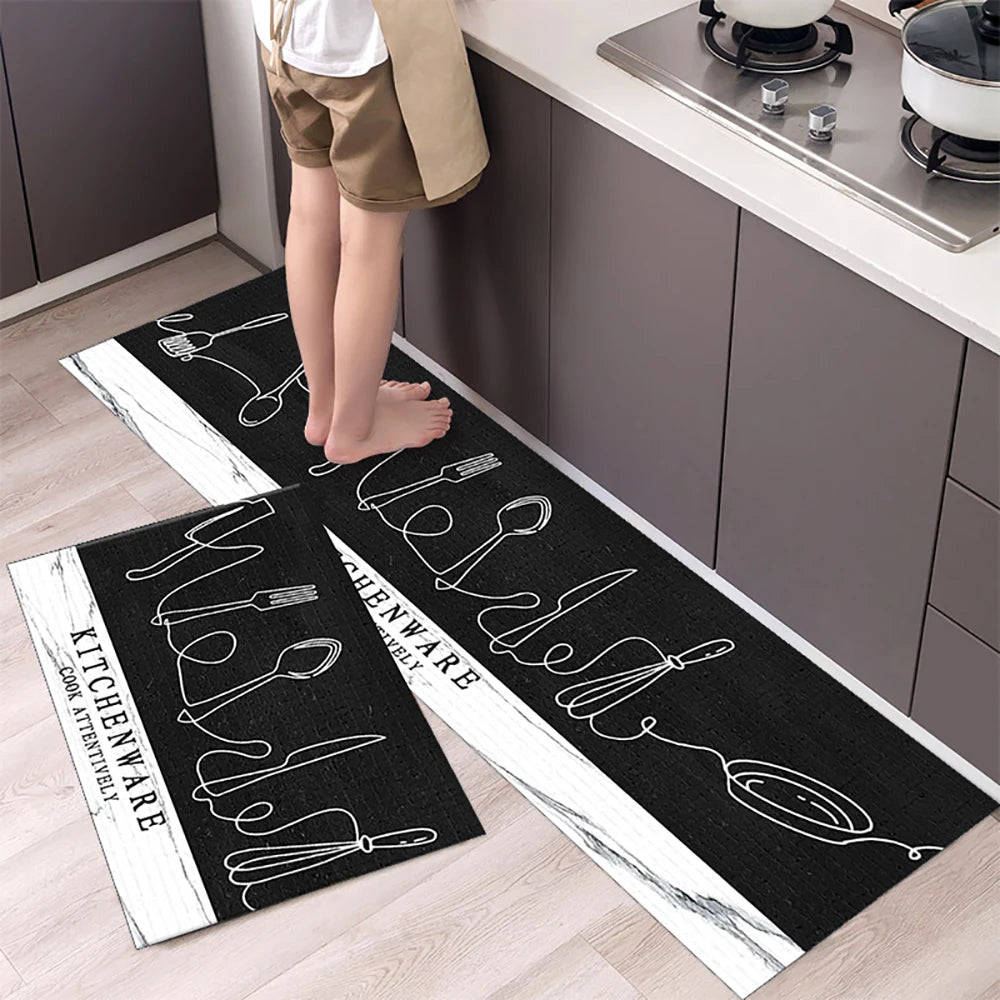 Crystal-Velvet Absorbent Kitchen Runner