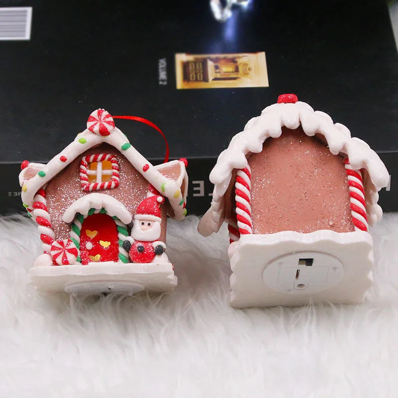 Gingerbread LED pendant ornament product detail