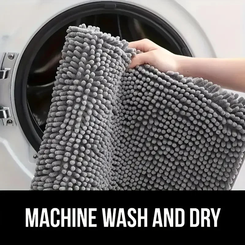 Absorbent Microfiber Muddy-Paw Door Mat