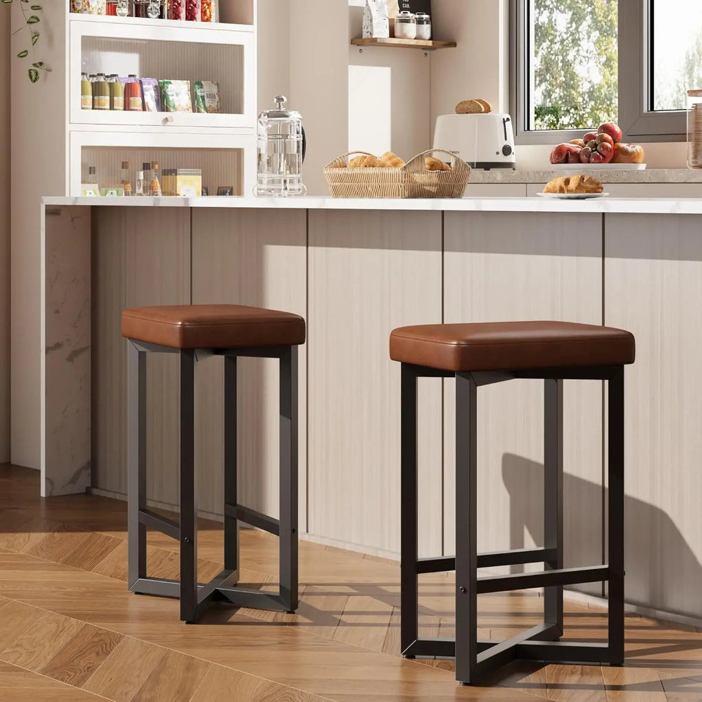 Backless Counter-Height Bar Stools