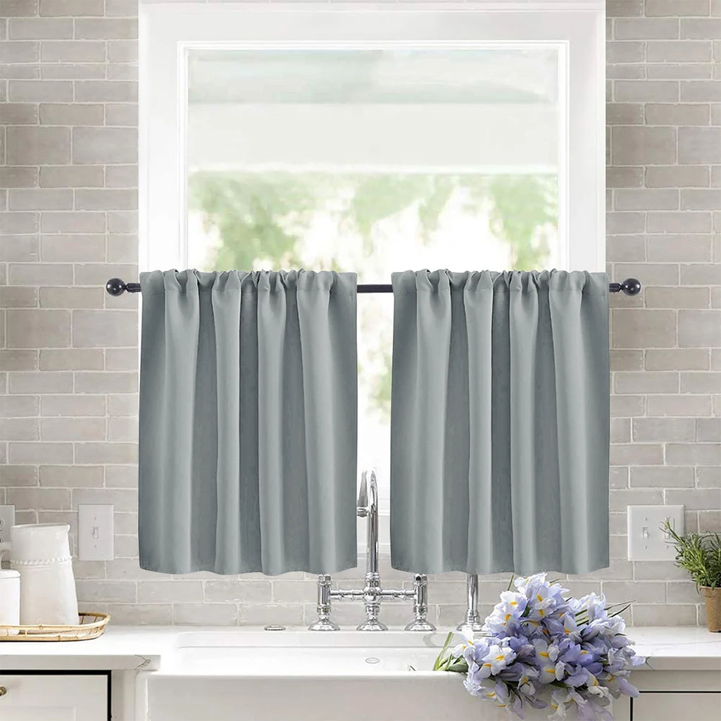 Short Blackout Kitchen & Bathroom Curtain