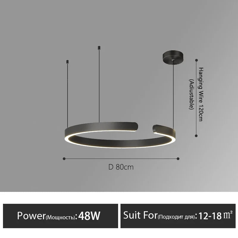 Ring LED Chandelier