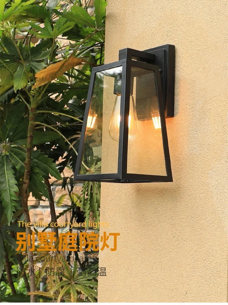 European-Style Waterproof Outdoor Wall Lamp