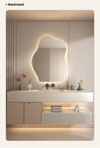 Irregular LED Accent Wall Mirror