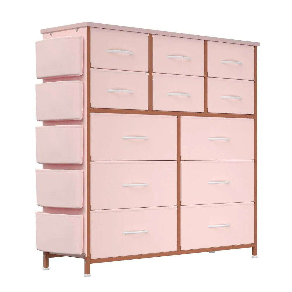 12-Drawer Fabric Storage Dresser