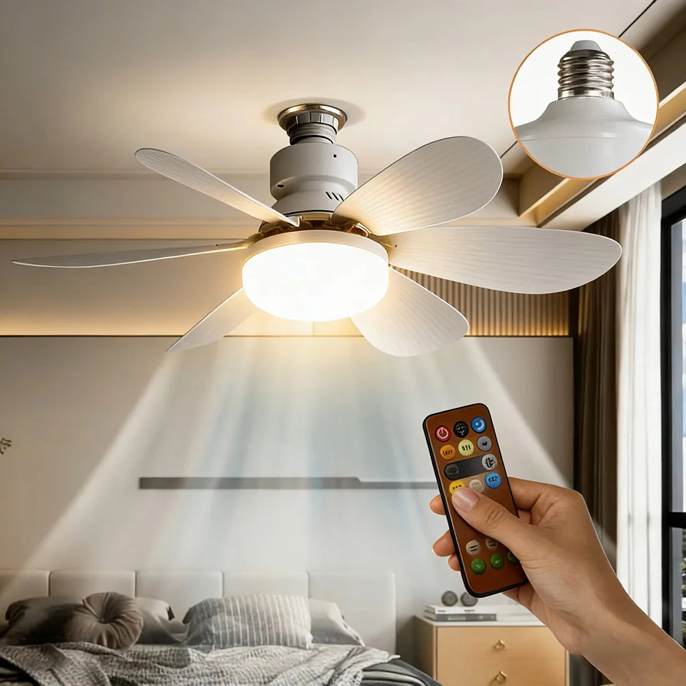 E27 Dimmable Ceiling Fan Light