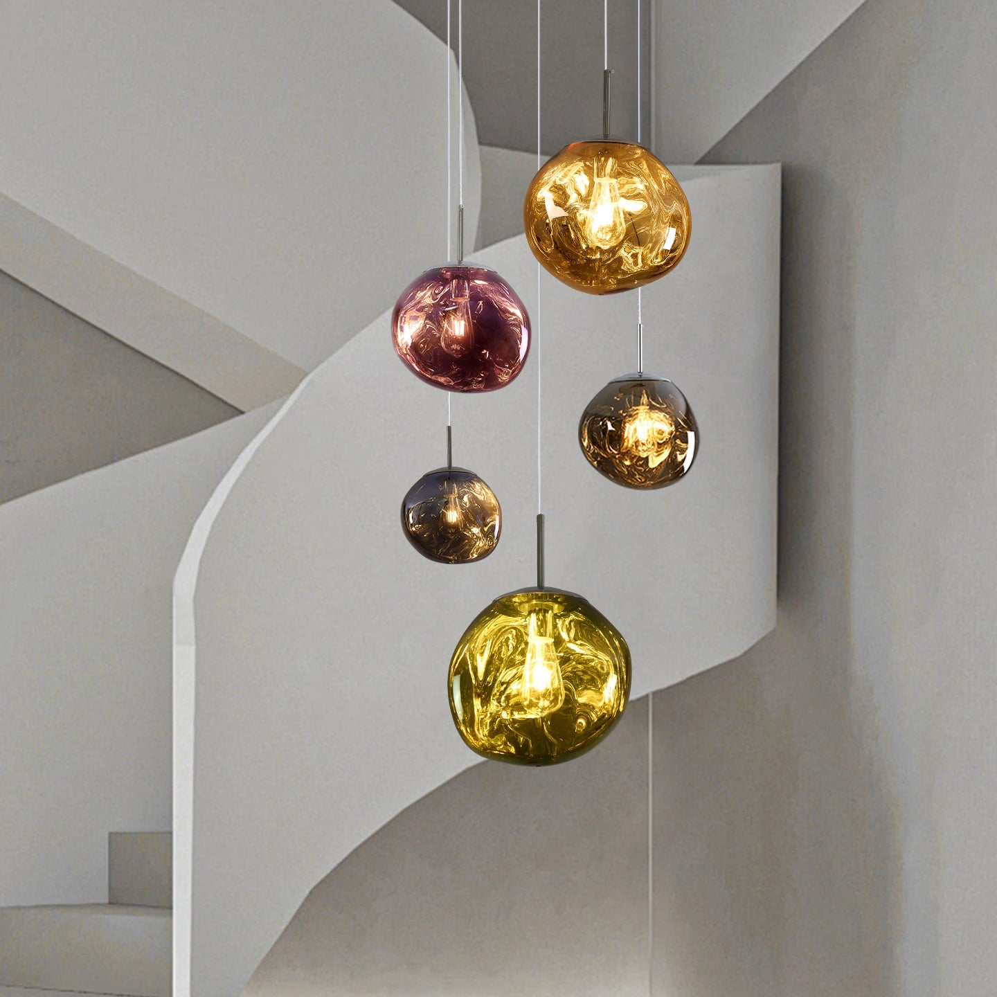 Lava Glass Pendant Light