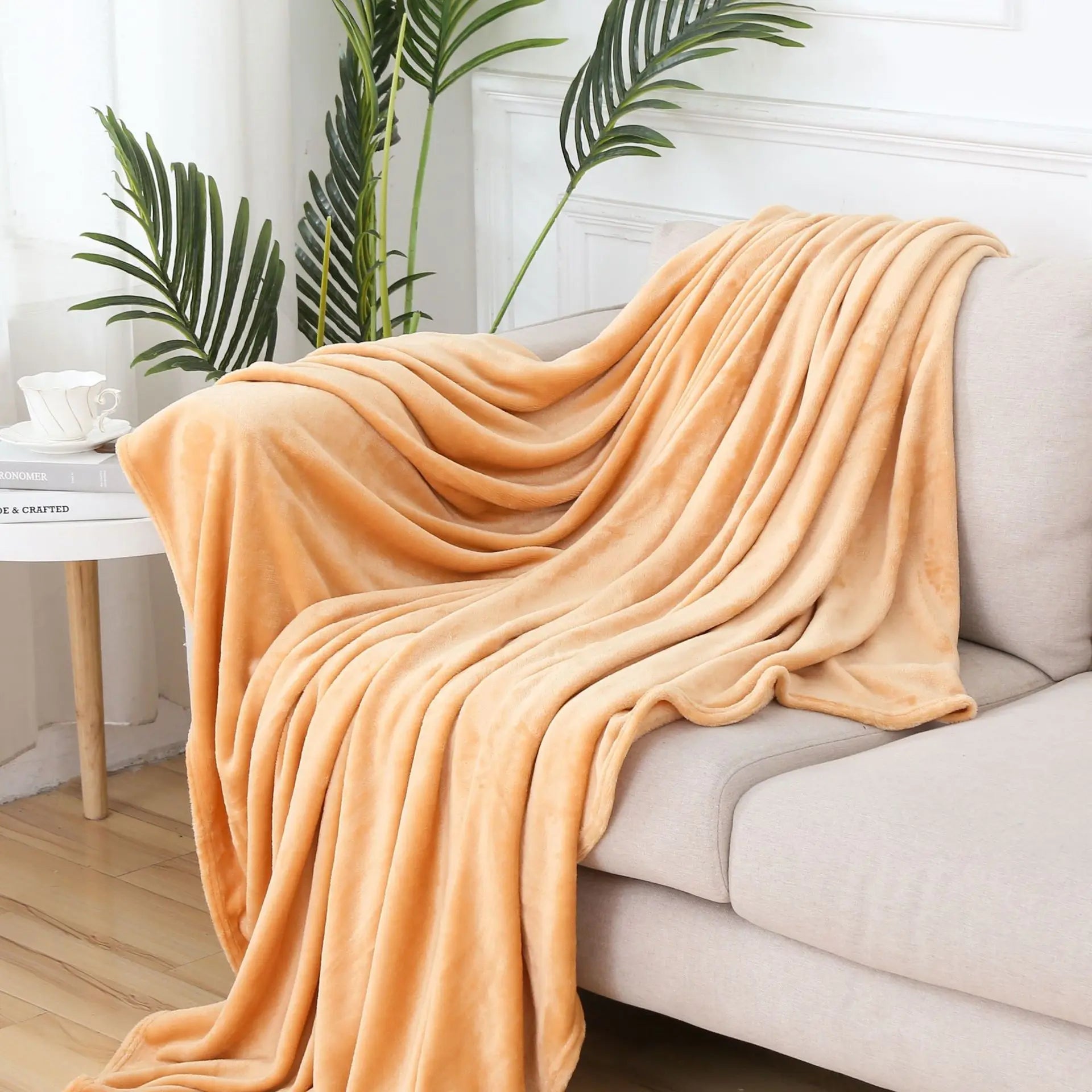 Coral Fleece Throw Blanket