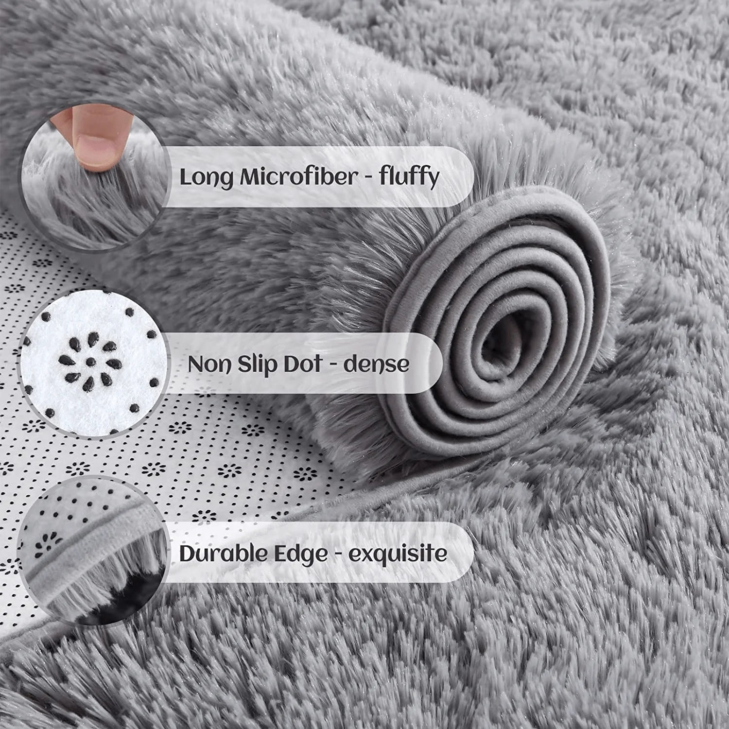 Modern Non-Slip Accent Rug