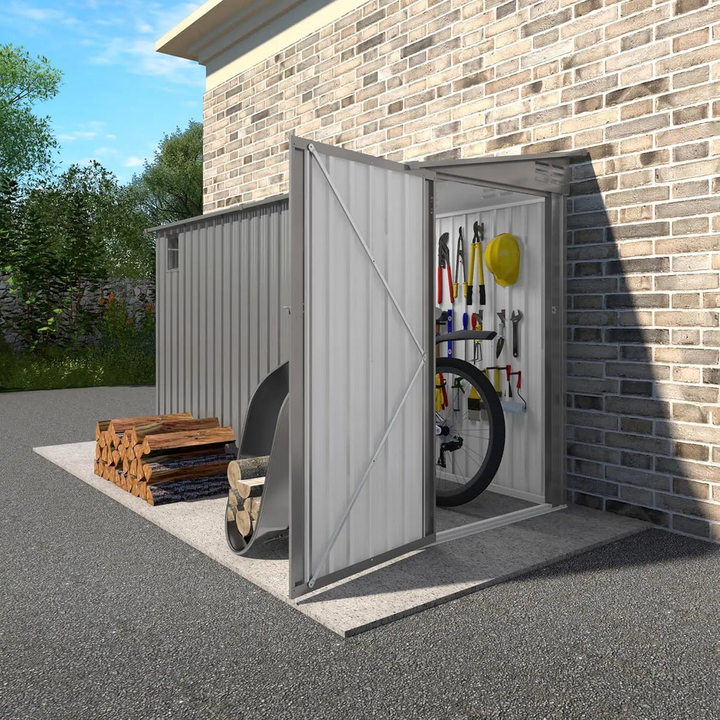 Outdoor Waterproof Metal Storage Shed — WESTMERE