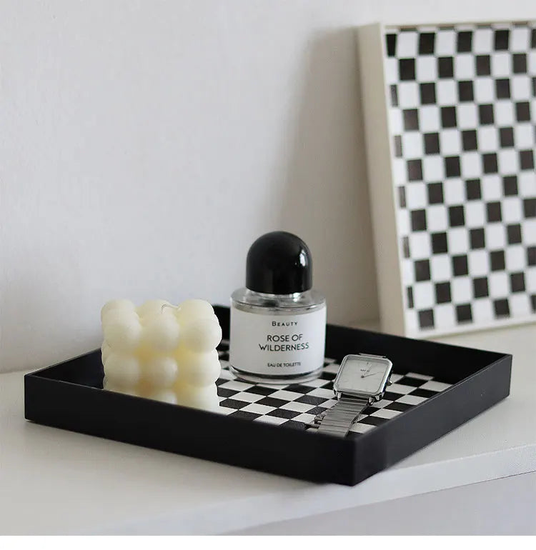 Checkerboard Desktop Valet Tray