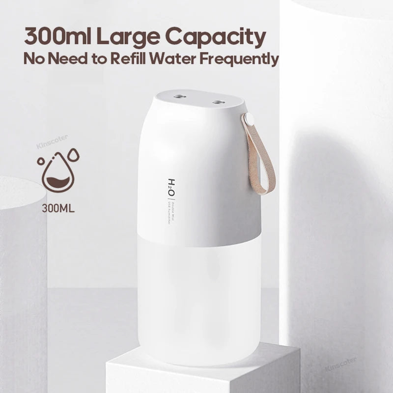 300ml Rechargeable Ultrasonic Humidifier