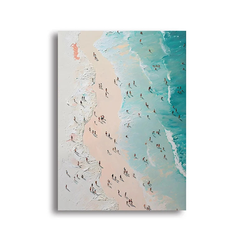 Summer Poolside Canvas Wall Art