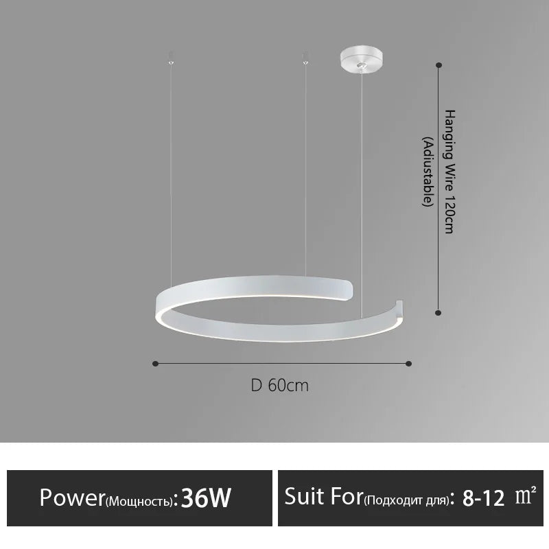 Ring LED Chandelier