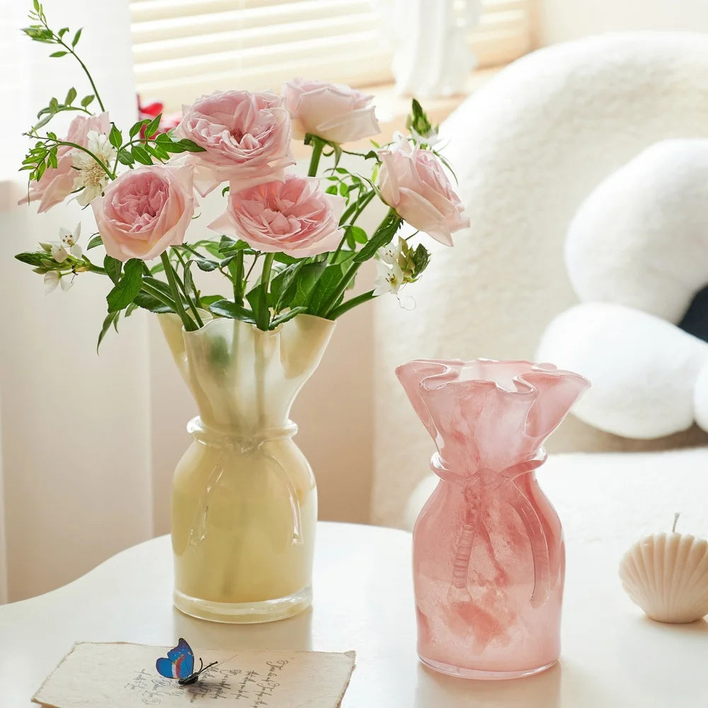 French Minimalist Glass Vase — WESTMERE