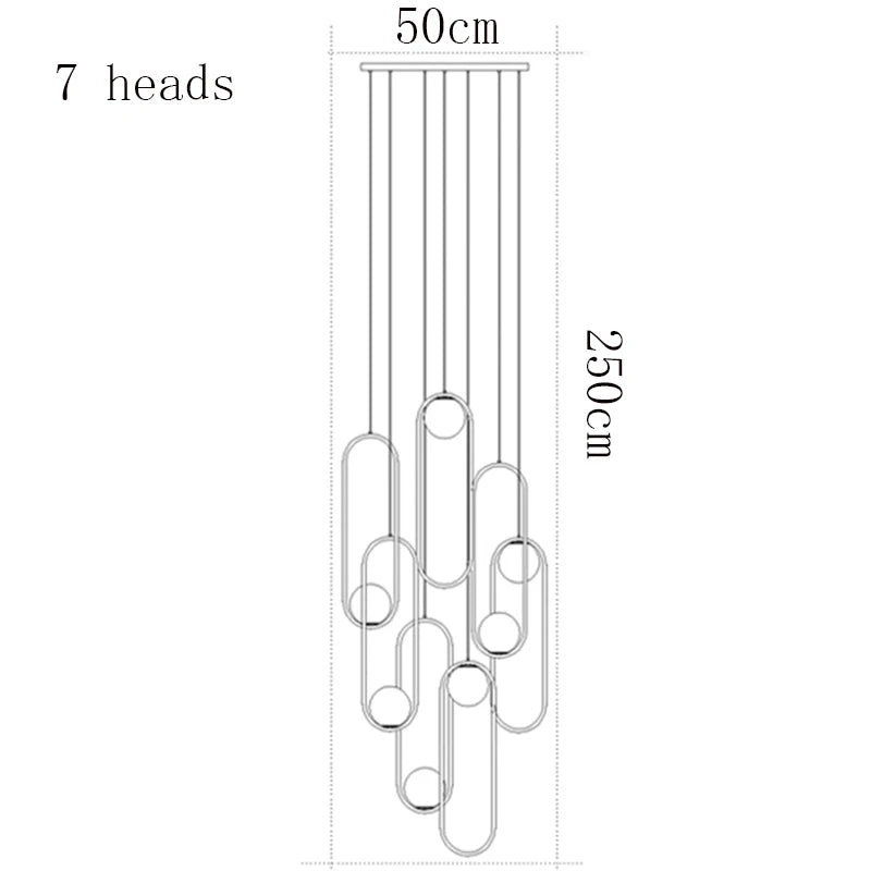 Stair Chandelier