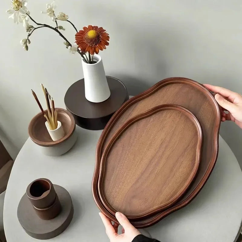 Wooden Decorative Serving Tray — additional view