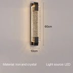 Bedside Crystal Wall Light