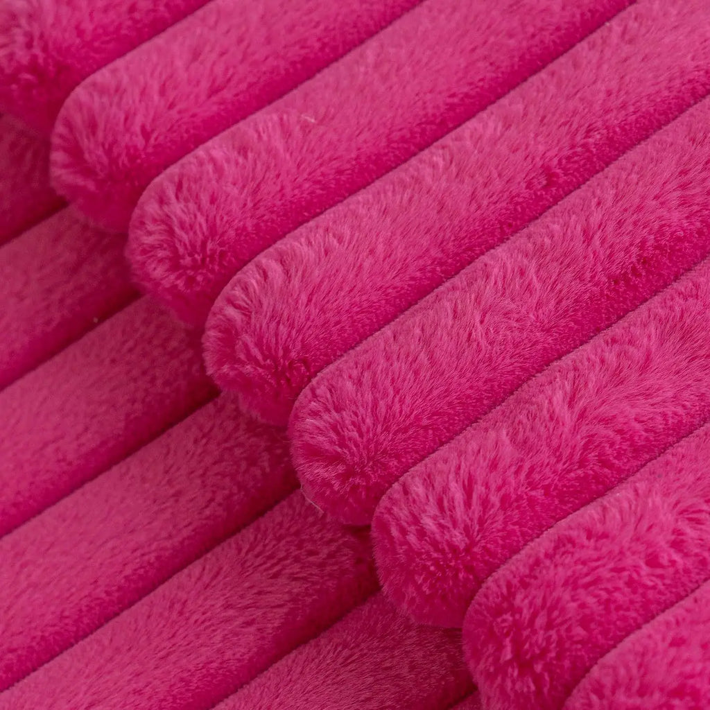 PlushStripe Cushion Cover
