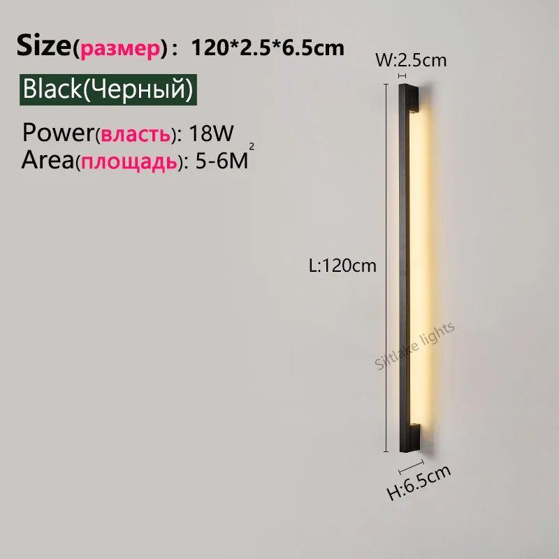 Long Mount LED Wall Light