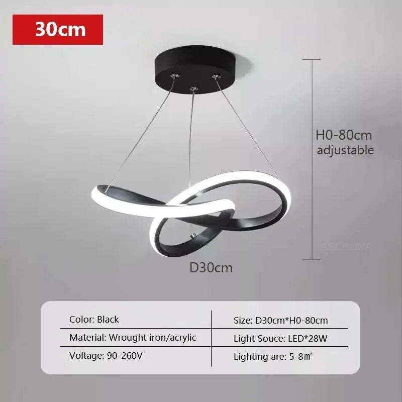 Irregular LED Pendant Light