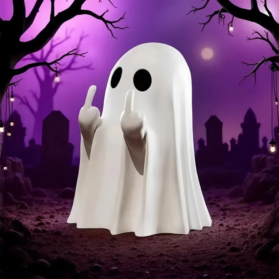 Glow-in-the-Dark Cheeky Ghost Statue