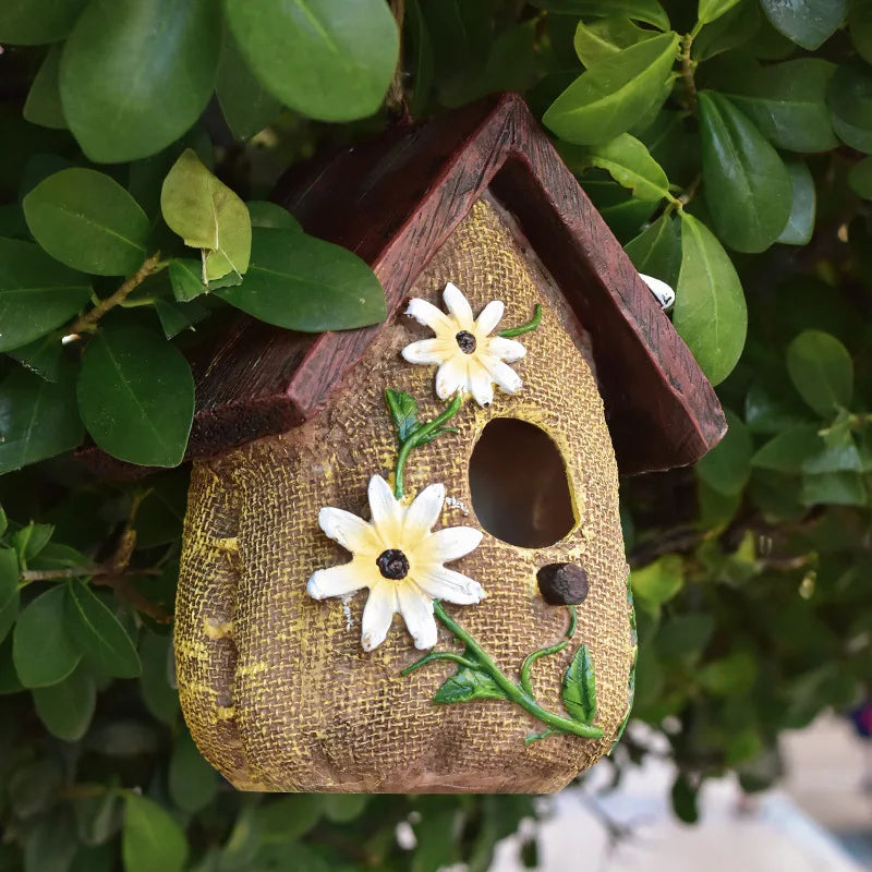 Resin Sack Shower Birdhouse Outdoor Craft Ornament