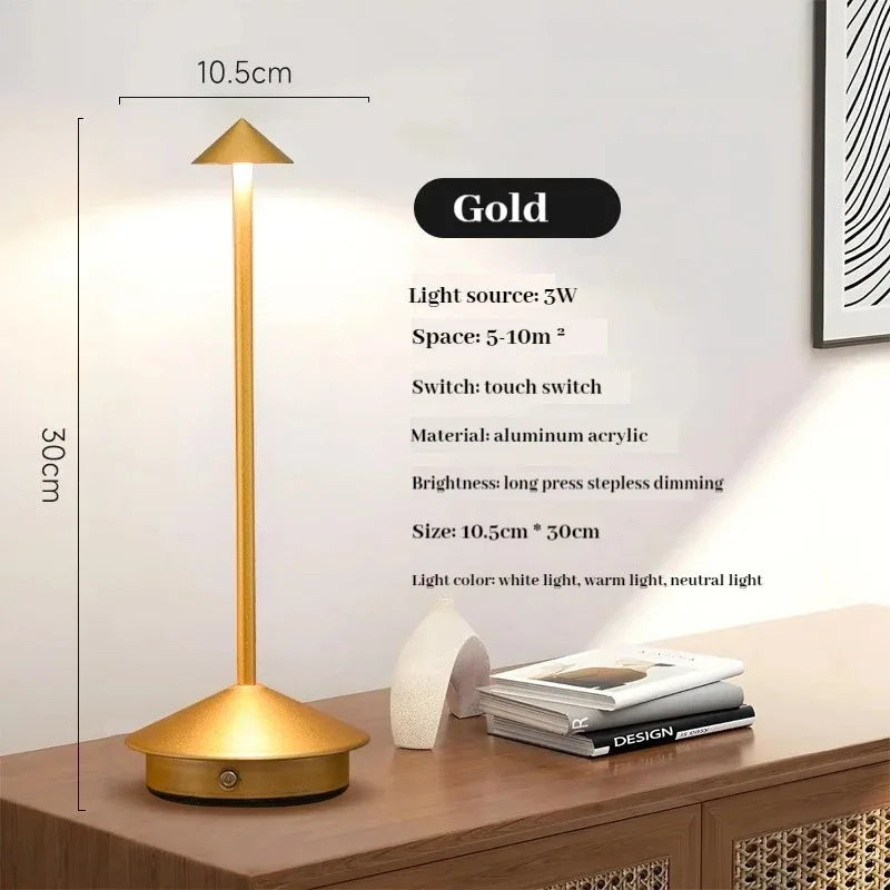 Wireless Rechargeable LED Table Lamp