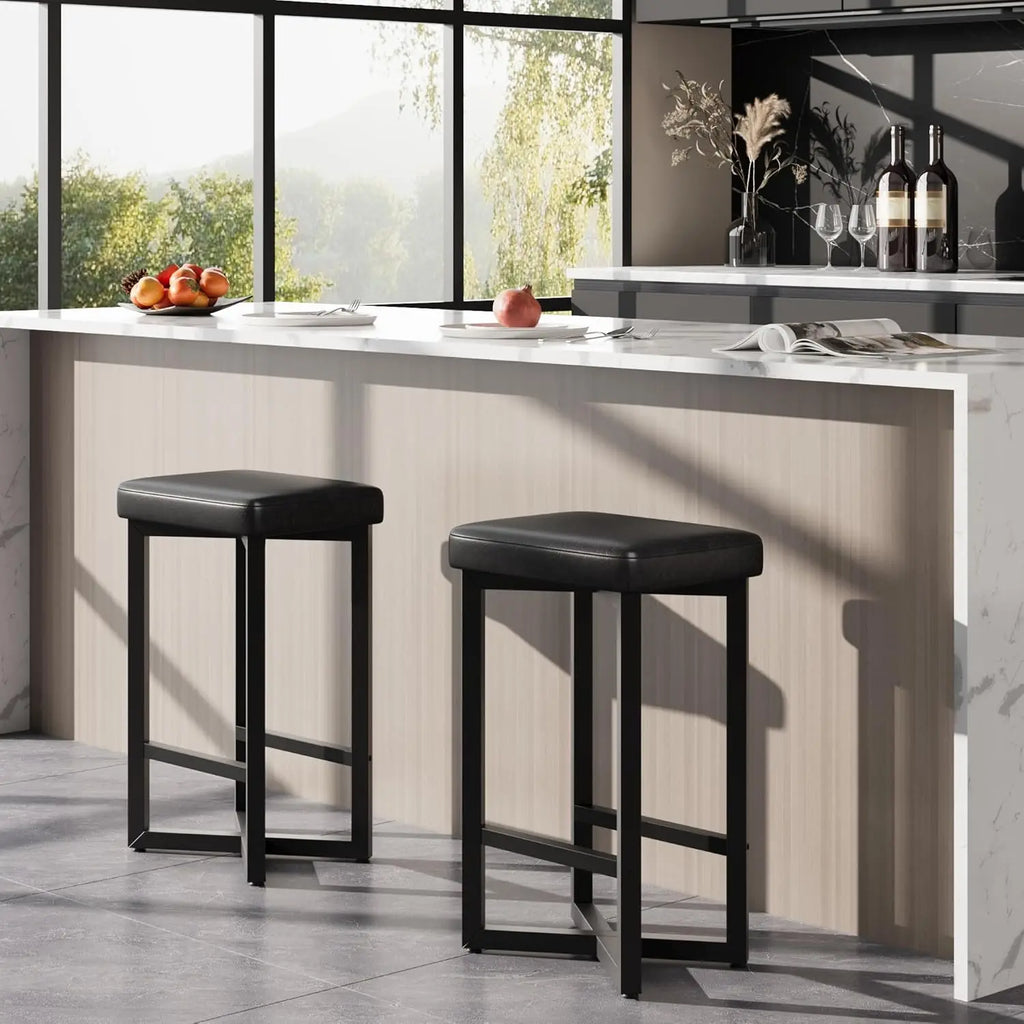 Backless Counter-Height Bar Stools