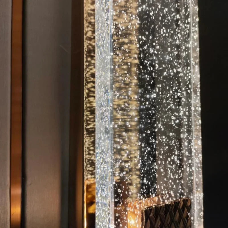 LuxeGlow Crystal Wall Sconce