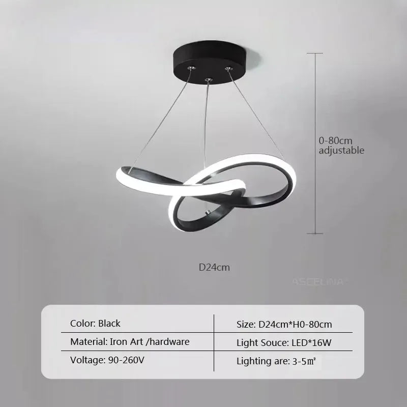 Irregular LED Pendant Light