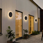 Round Waterproof Outdoor LED Wall Light