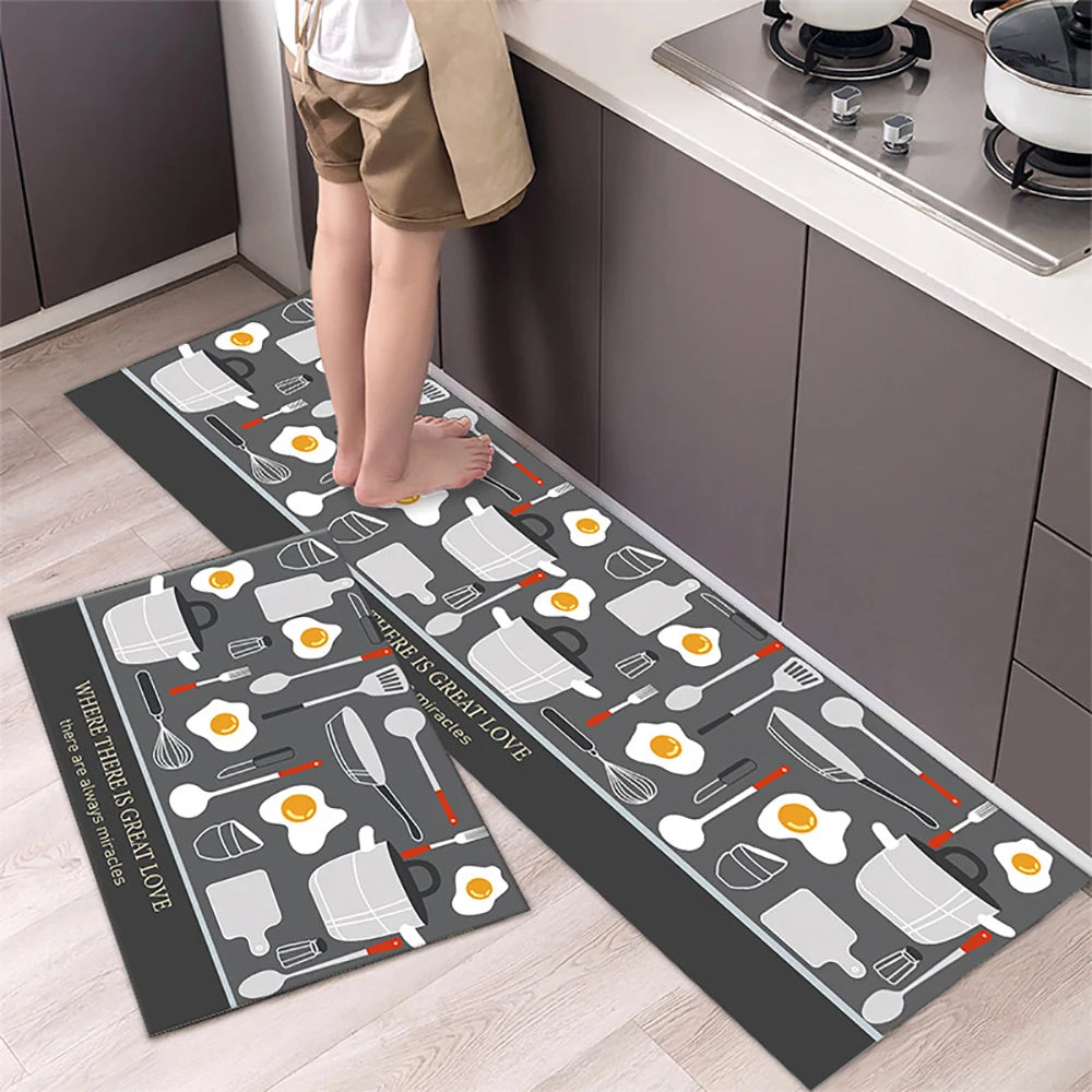 Crystal-Velvet Absorbent Kitchen Runner