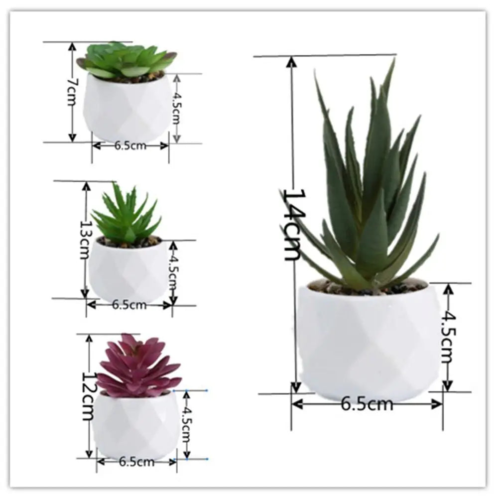 Lifelike Faux Succulent Arrangement