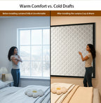 Winter Thick Blackout Curtains – Insulated Room-Darkening, Noise-Reducing & Energy-Saving Panels for Bedroom and Living Room