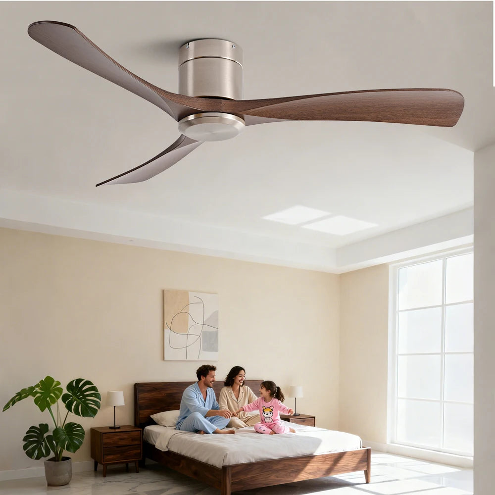 Remote-Control Low-Profile Ceiling Fan