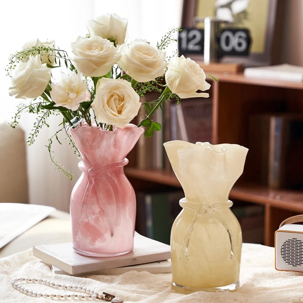 French Minimalist Glass Vase