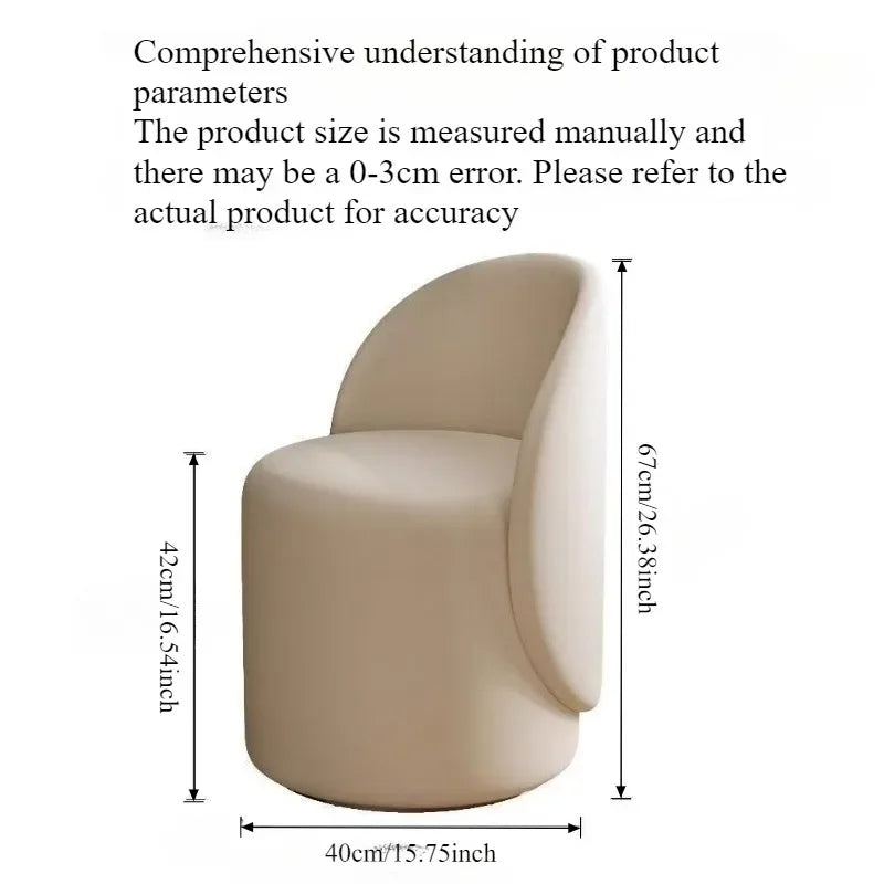 NordicGlow Vanity Chair