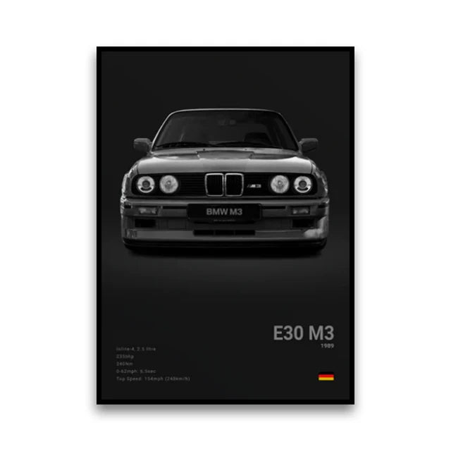Classic Performance Car Canvas Print