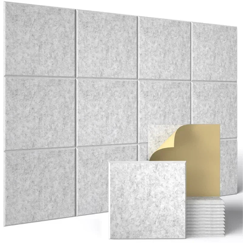 18-Pack Hexagonal Self-Adhesive Acoustic Panels