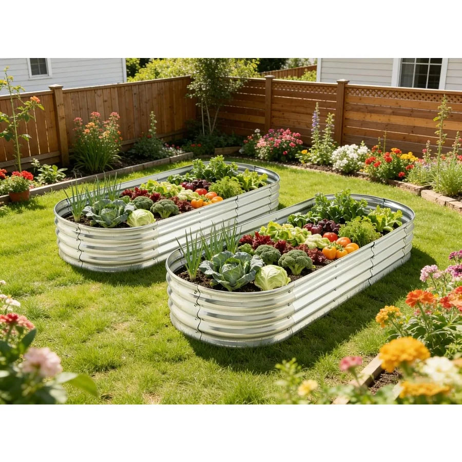 Raised Outdoor Planter