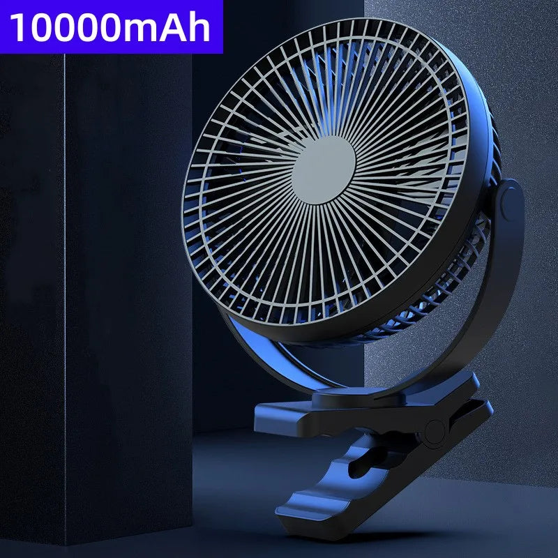 USB Charging Home Room Table Wireless Electric Fan 10000mah