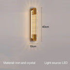 Bedside Crystal Wall Light