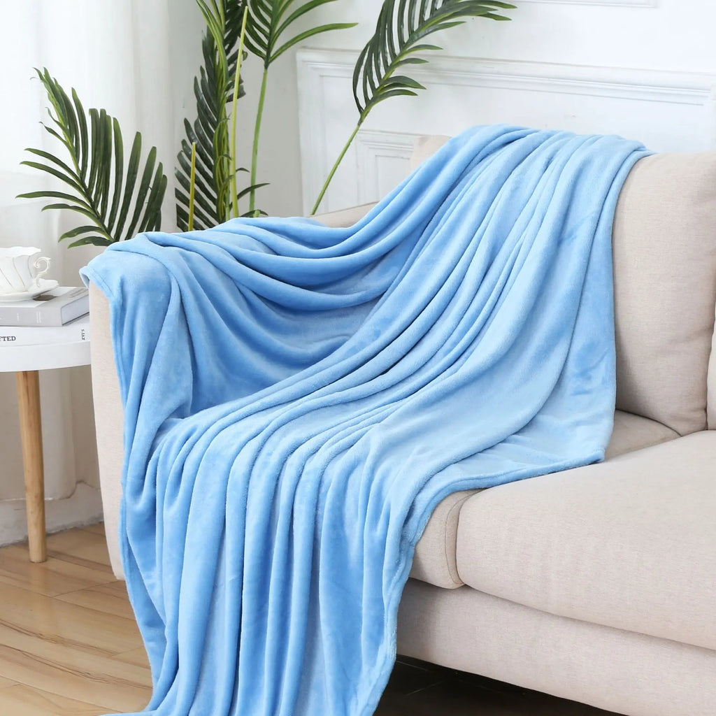 Coral Fleece Throw Blanket