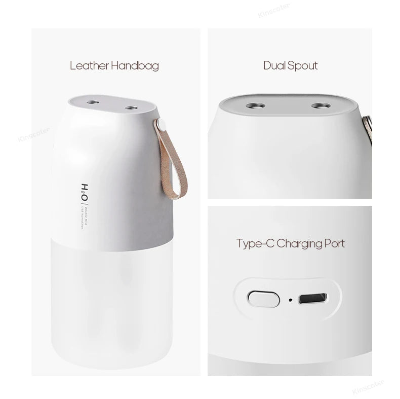 300ml Rechargeable Ultrasonic Humidifier